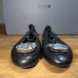 AREA Flats with Crystal Accent